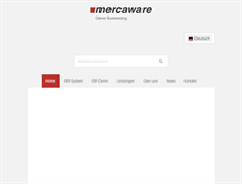 Tablet Screenshot of mercaware.de